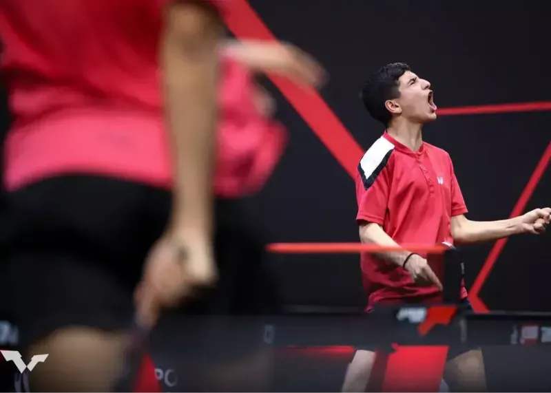 شاهکار بنیامین فرجی نابغه پینگ پنگ: نفر دوم جهان مغلوب شد