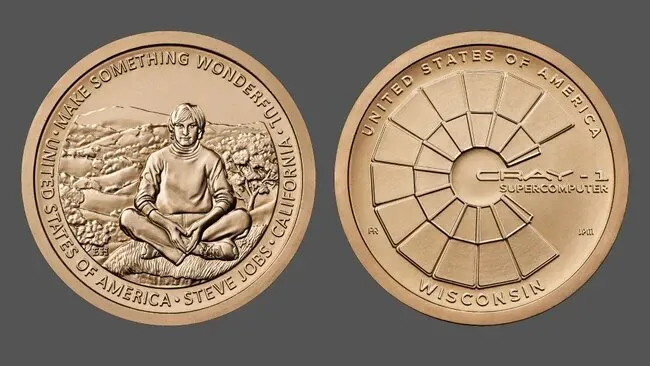 سکه‌های یک‌دلاری با تصویر استیو جابز به بازار می‌آید