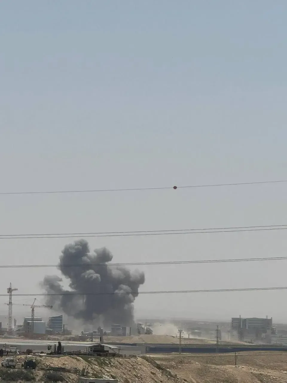 دود ناشی از انفجار