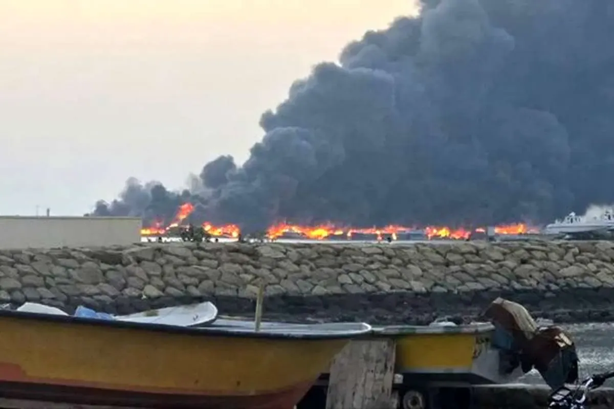 حمله به اسکه صیادی جاسک