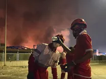 تصاویری متفاوت از قهرمانانِ حادثه بندرعباس