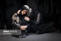 تصاویری تلخ از تشییع پیکر شهدای جنایات اسرائیل در خرم آباد