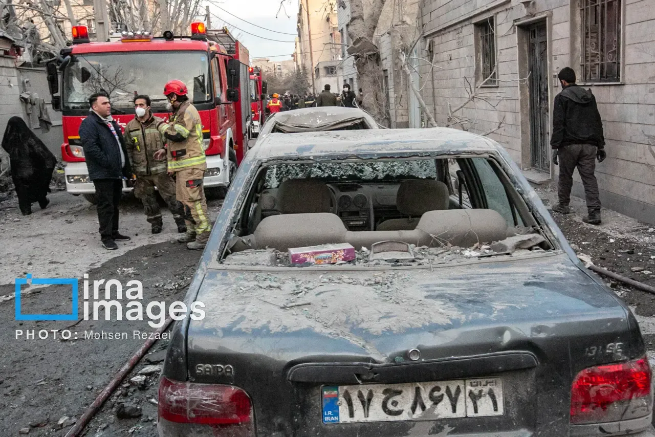 حمله موشکی به منطقه مسکونی در تهران