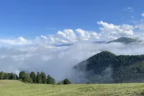 تصاویری زیبا از بازی ابر و نور و طبیعت در جاده رویایی اسالم به خلخال