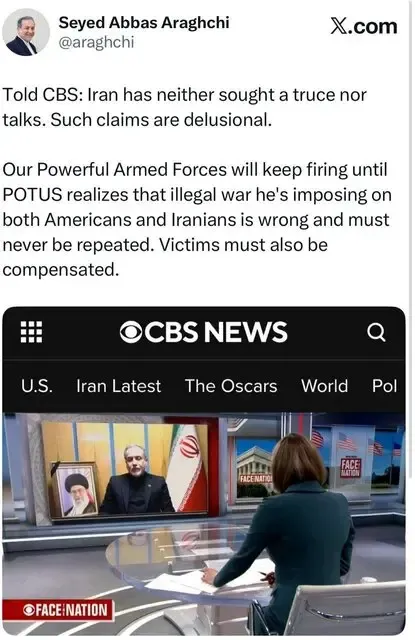 توئیت عباس عراقچی توئیت عباس عراقچی