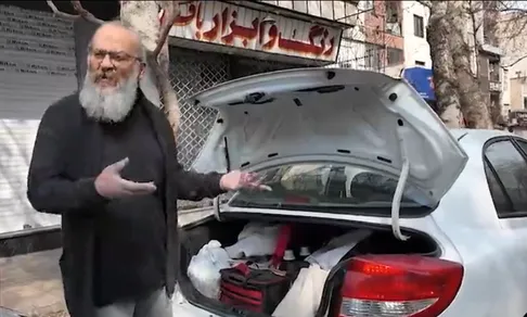 (ویدئو) حمله هوایی به میدان رسالت تهران