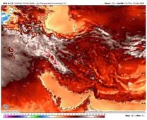 عکس | موج عظیمی از یک هوای گرم فرا نرمال در راه کشور است!