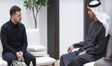 دیدار زلنسکی و محمد بن زاید در امارات