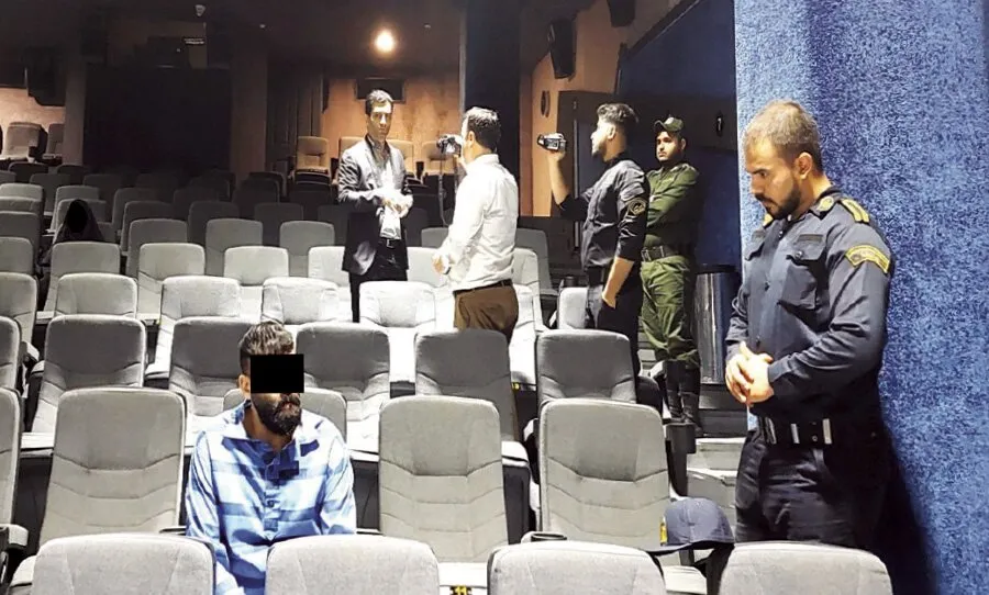 قتل یک مرد در سینما