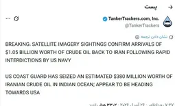 محموله ۳۸۰ میلیون دلاری ایران به آمریکا منتقل شد