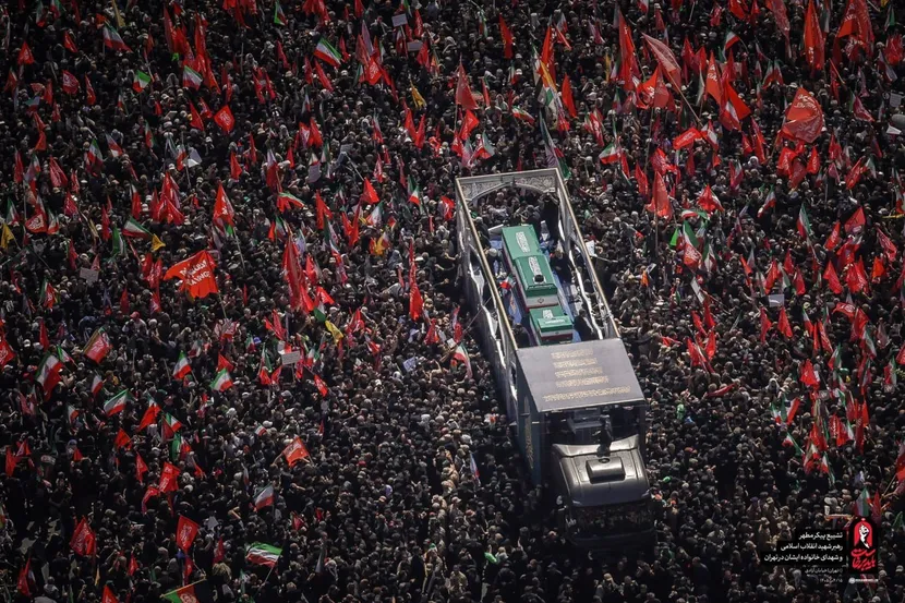 مراسم تشییع پیکر «رهبر شهید» در تهران