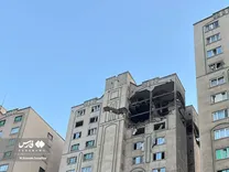 تصاویری از منزل دکتر فریدون عباسی پس از حمله اسرائیل