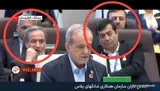 (ویدئو) خوابیدن دنیامالی و دندان تمیز کردن عراقچی حین سخنرانی پزشکیان در اجلاس شانگهای