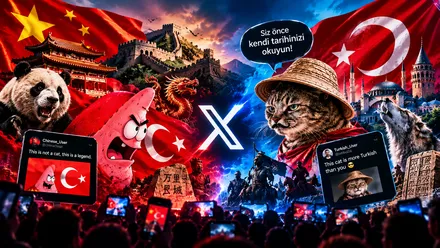 «جنگ جهانی اول توییتر» بین ترکیه و چین؛ دعوایی که با یک ستاره صورتی شروع شد!