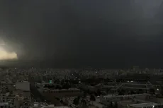 توضیح هواشناسی درباره تاریکی آسمان تهران