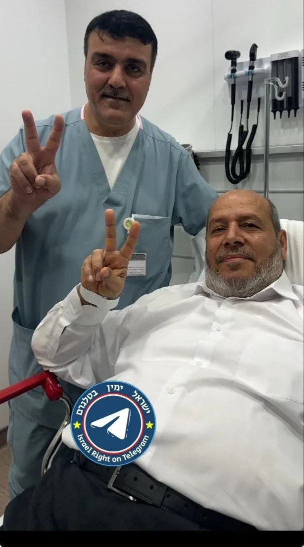 اولین عکس از خلیل الحیه، از رهبران سیاسی حماس بعد از ترور ناموفق