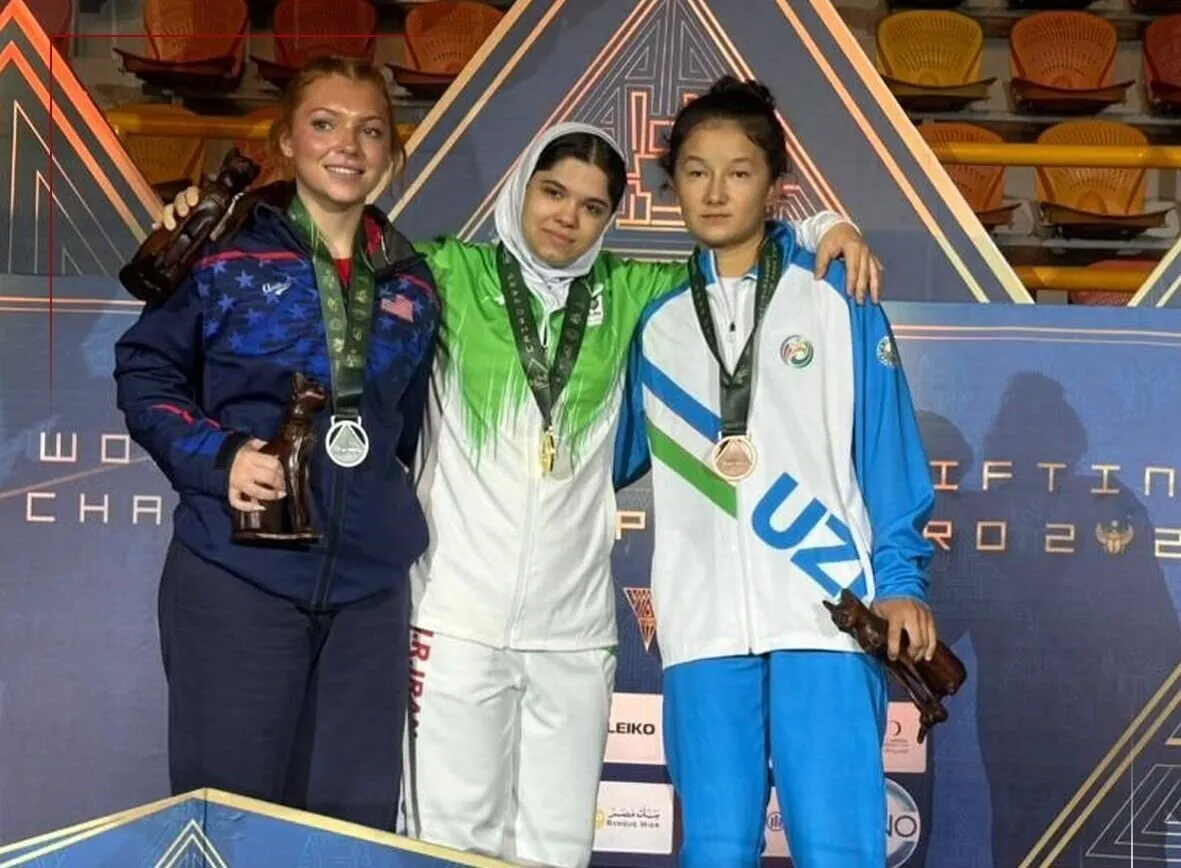 تاریخ‌سازی  عطیه سادات حسینی دختر ایرانی با قهرمانی جهان