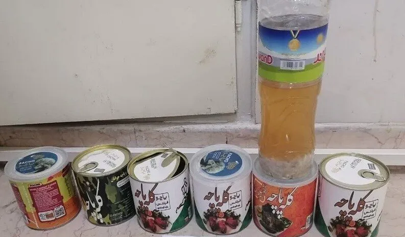 عکس | کنسرو کله‌پاچه با طعم مخدر شیشه در فرودگاه امام