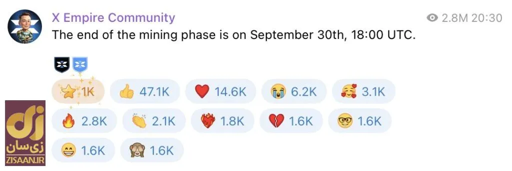 پایان مرحله استخراج ماسک امپایر + جزئیات