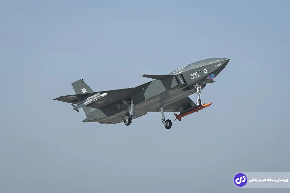 جنگنده بدون سرنشین بایراکتار قیزیل آلما جنگنده بدون سرنشین بایراکتار قیزیل آلما