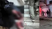 (۱۶+ ویدئو) دست خون آلود جوان ملاردی بعد از انفجار نارنجک/ رد خون روی پله‌ها و لحظه دستگیری