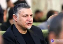 (ویدئو) حضور علی دایی سر مزار همبازی قدیمی‌اش