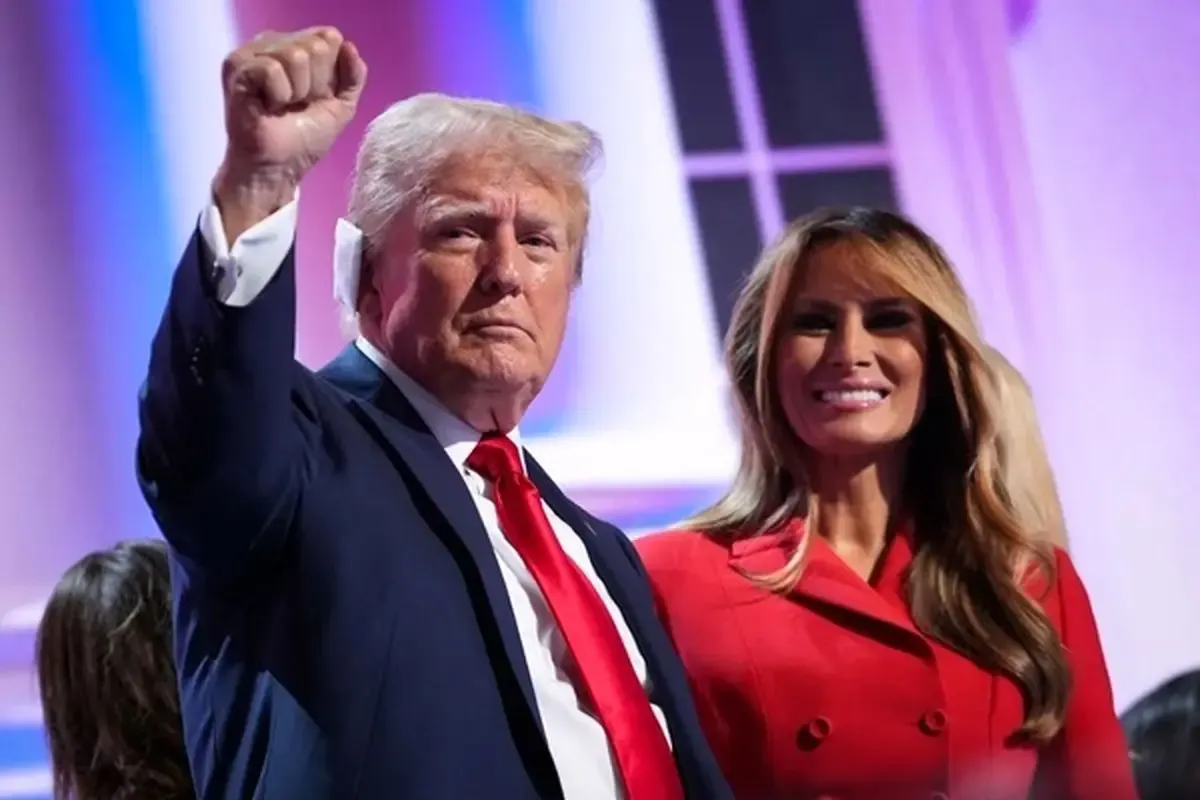 تصاویر | استایل ملانیا ترامپ در مراسم افتتاحیه فیلمش