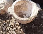 گلدان سنگی دوره ساسانی در یاسوج کشف شد +عکس