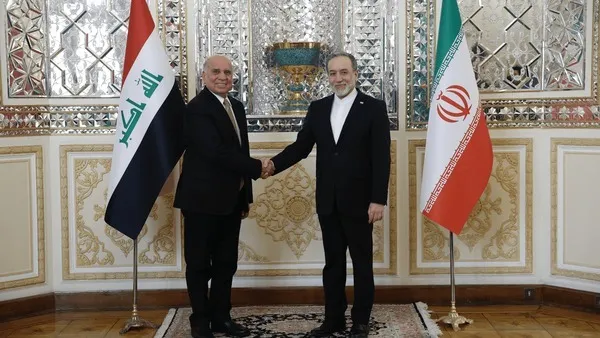 وزیر خارجه عراق وارد تهران شد