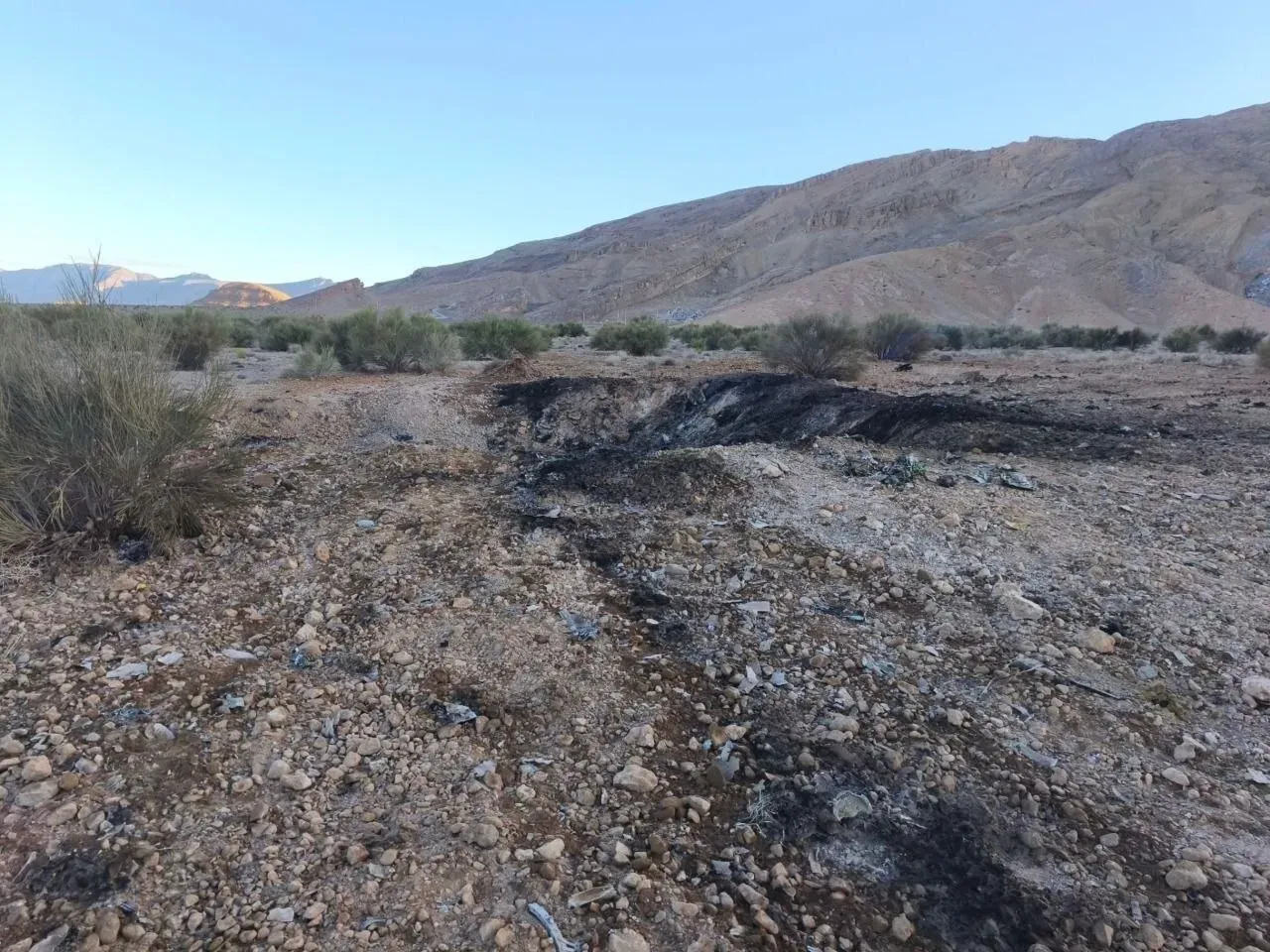 سقوط جنگنده آمریکایی در آسمان مرکزی ایران