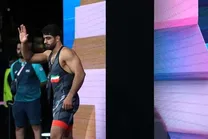 (ویدئو) واکنش اتحادیه جهانی کشتی به پیروزی «ساروی»: با آتش بازی نکنید
