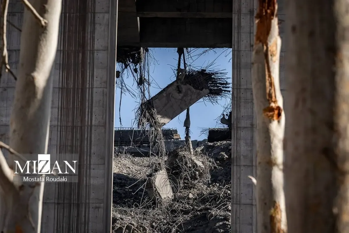 حمله موشکی به یک پل در کرج