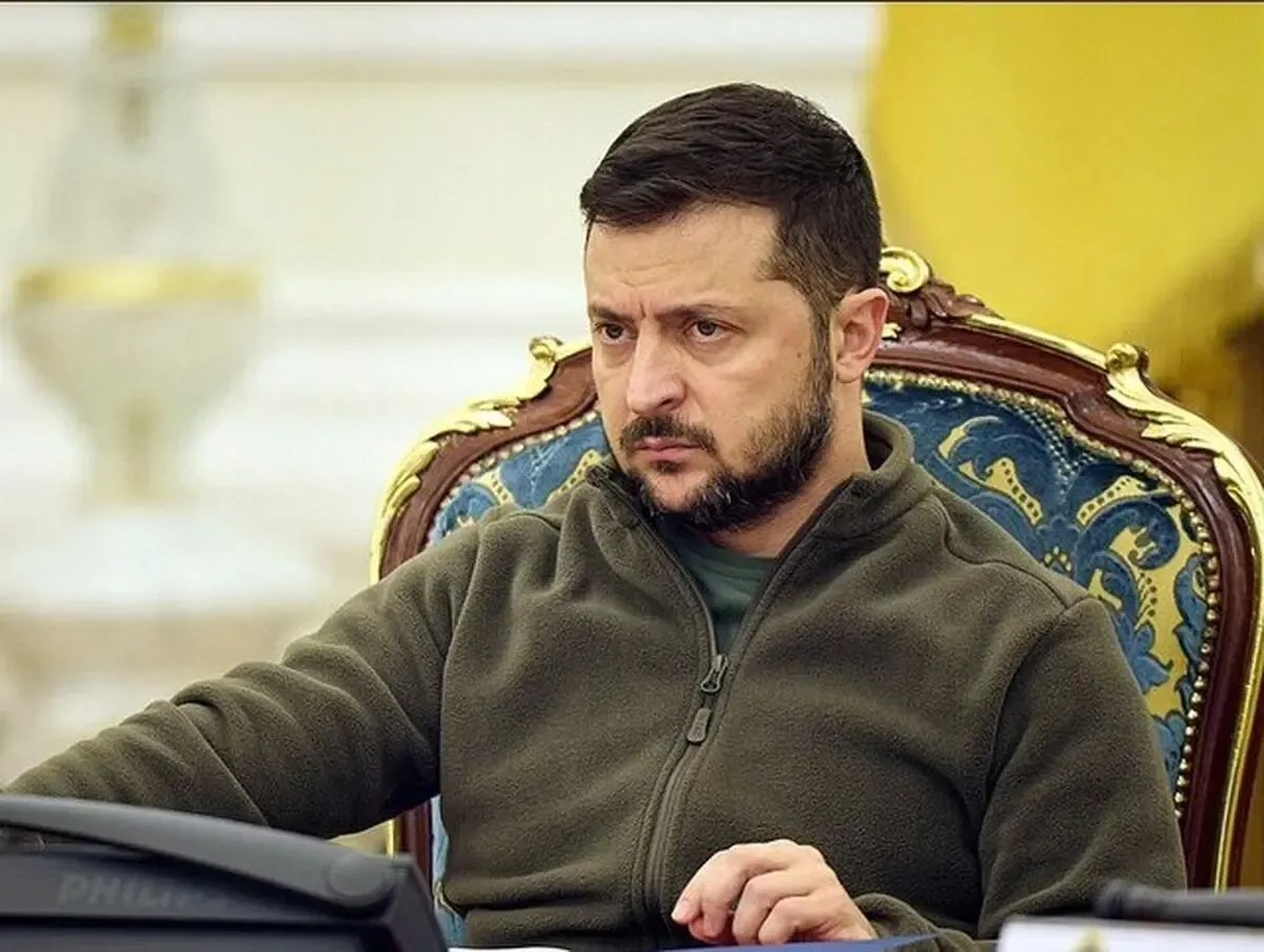 زلنسکی، روسیه و ایران را تحریم کرد