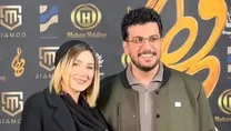 تصاویر امیرحسین قیاسی و همسرش پربازدیدترین تصاویر جشن حافظ شد