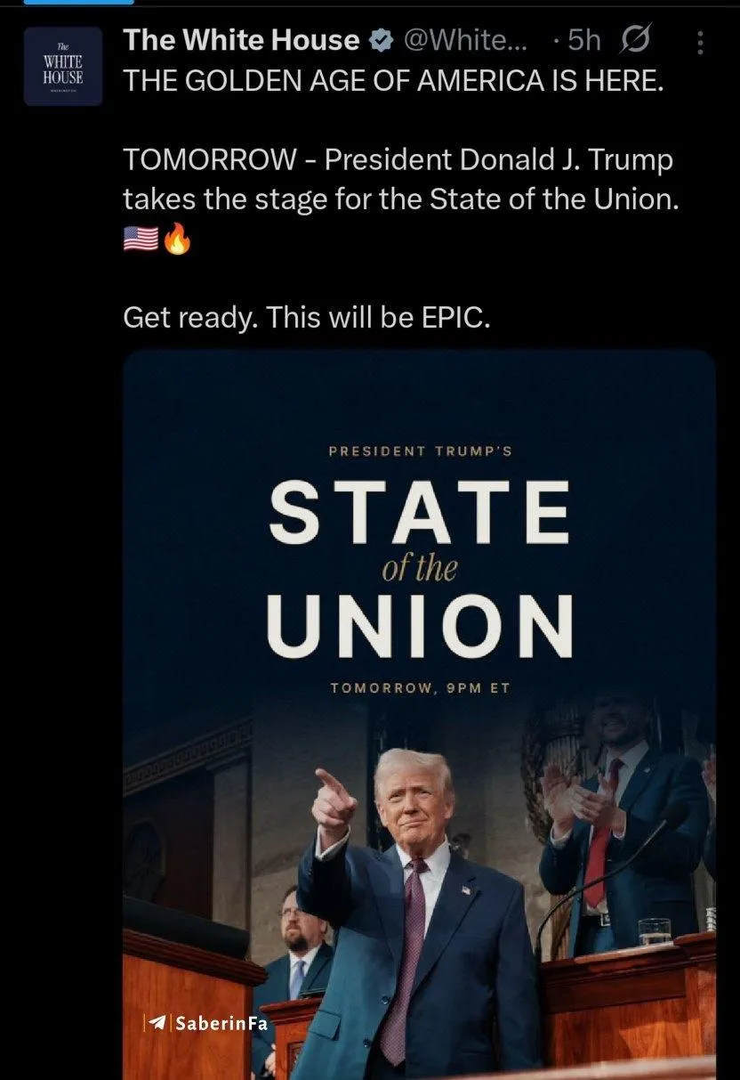 دونالد تارمپ رئیس جمهوری ایالات متحده