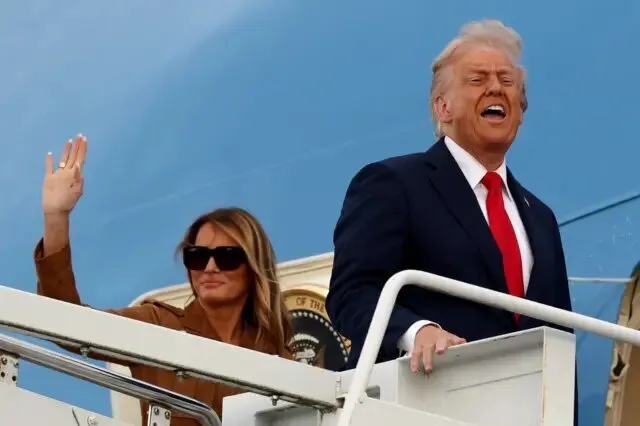 تصویری پربازدید از نگاه خاص ترامپ به کیت میدلتون