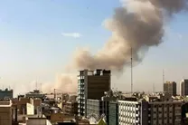 (ویدئو) تصاویری از حمله هوایی به خیابان طالقانی تهران