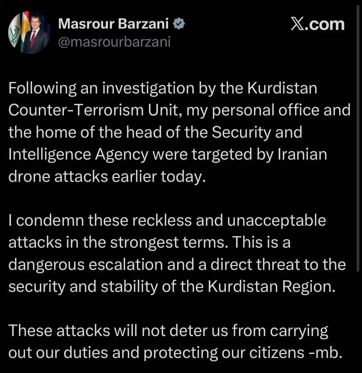 مسرور بارزانی مسرور بارزانی