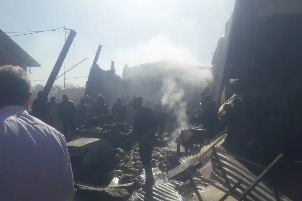 تصاویر | امدادرسانی به حادثه سقوط بالگرد در درچه