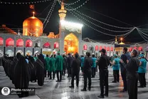 (ویدئو) آماده سازی حرم مطهر رضوی برای تشییع رهبر شهید انقلاب