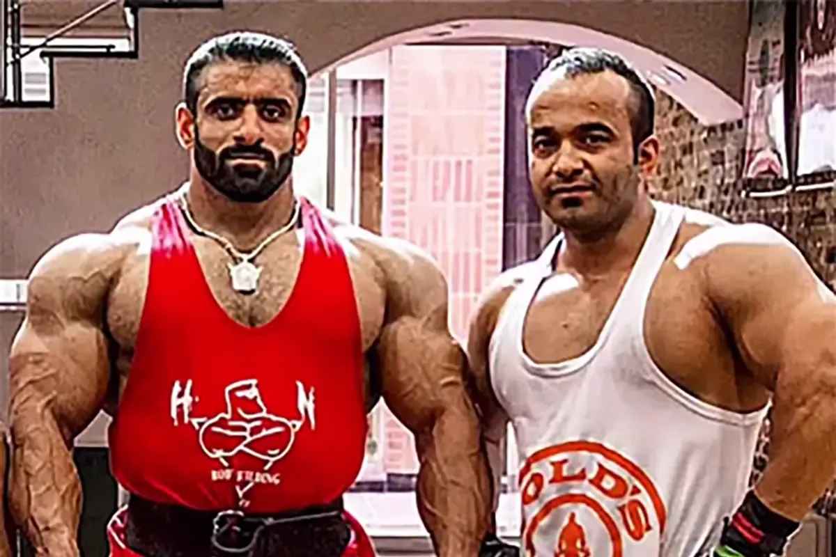 ویدئو | فیلم جنجالی هادی چوپان در مراسم ختم فرامرز عزیزی قهرمان بدنسازی ایران