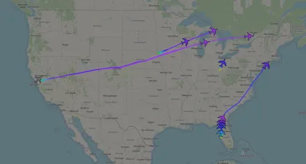 تصاویری از اعزام ۵۰ جنگنده آمریکایی به خاورمیانه در ۲۴ ساعت گذشته و پس از پایان مذاکره ژنو