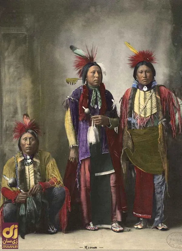 &laquo;در تابستان&raquo;. کیووا ۱۸۹۸.&nbsp;