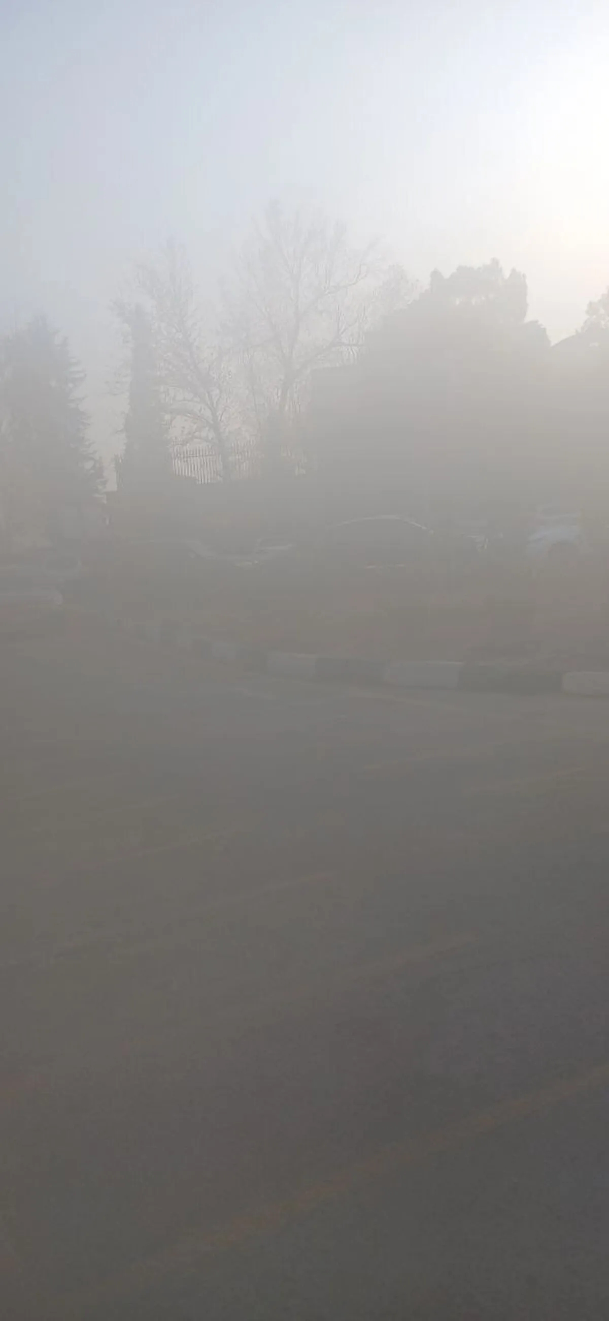 تصاویری عجیب از آلودگی هوا در منطقه ۱۲ تهران