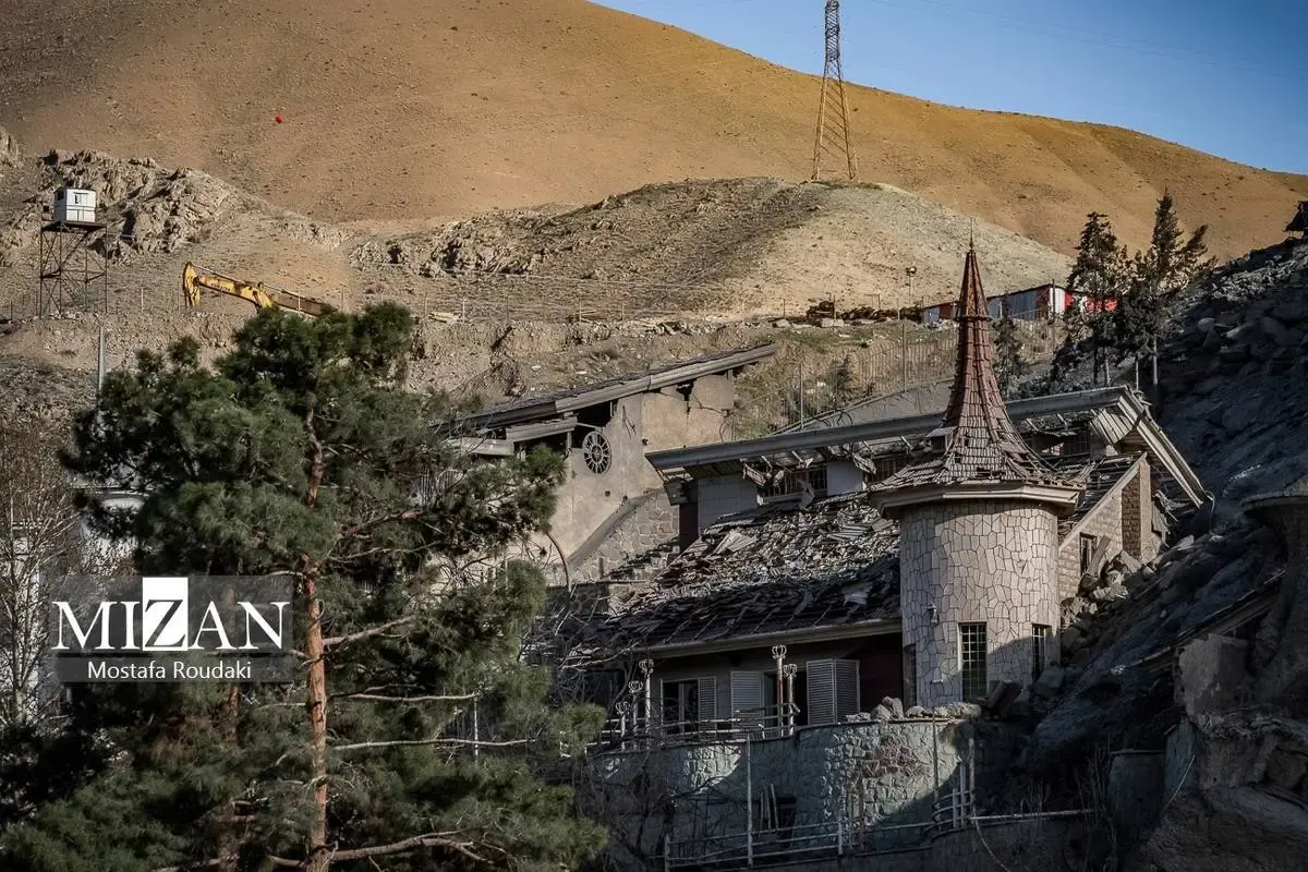 حمله موشکی به یک پل در کرج