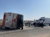 واژگونی اتوبوس در اتوبان همدان - ساوه؛ ۱۱ نفر کشته و ۲۴ تن مصدوم شدند