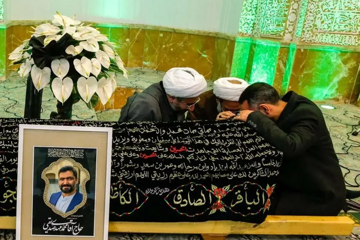 تصاویر تابوت پسر کاظم صدیقی خبرساز شد؛ روی تابوت محمد مهدی صدیقی چه نوشته شده بود؟
