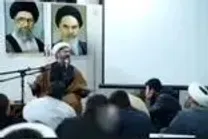 لحظه اصابت موشک به نزدیکی یک سخنرانی مذهبی در تهران