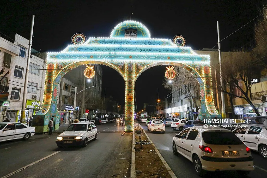 (عکس)  تصویری قدیمی از جشن نیمه شعبان در دوره قاجار
