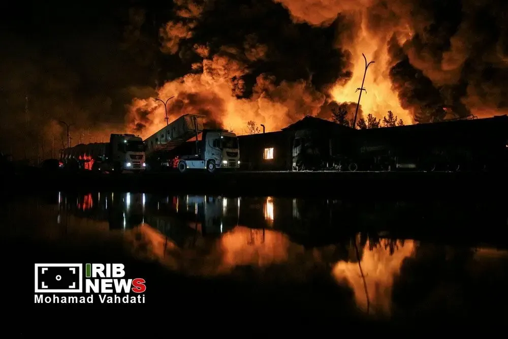 انفجار انبارهای نفت